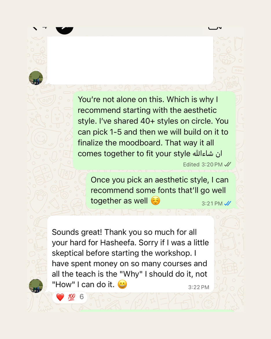 testimonial - hasheefa