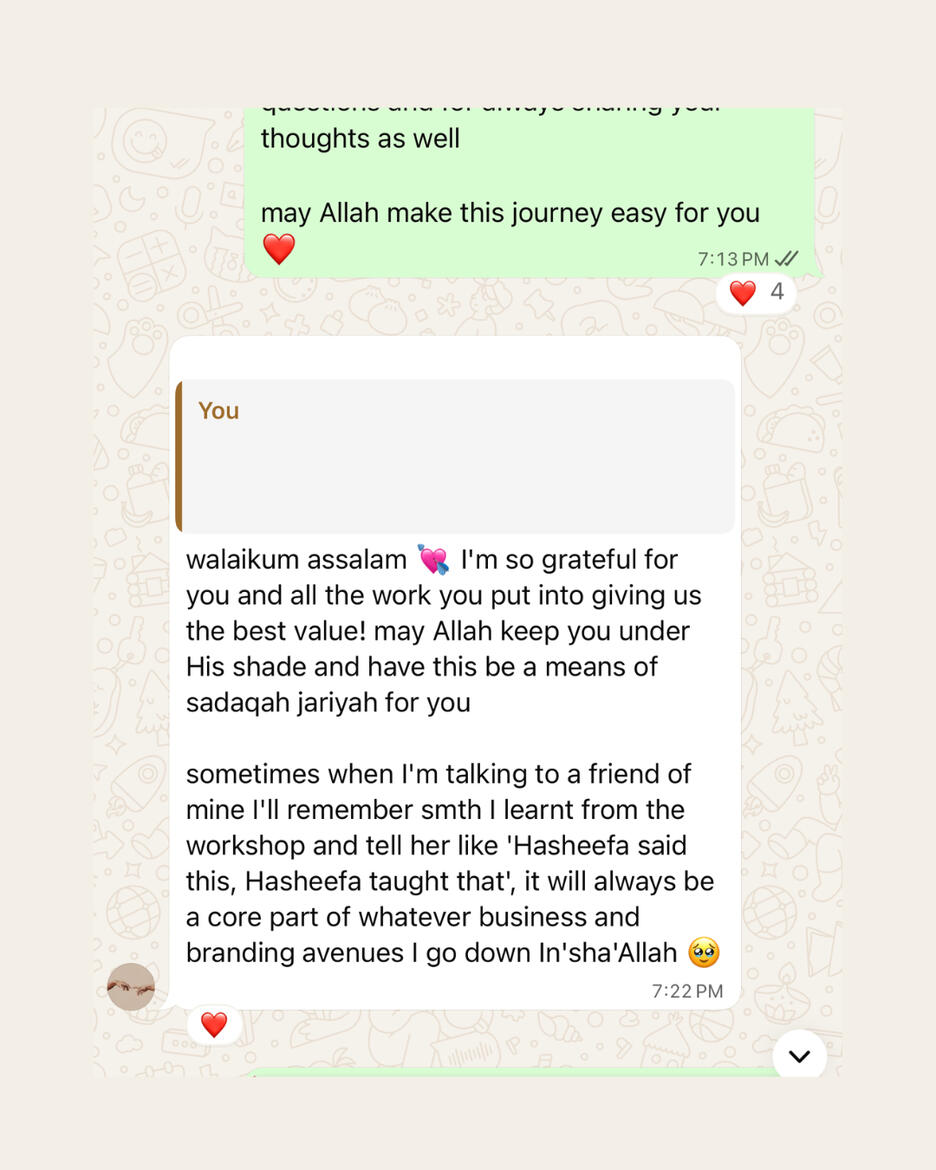 testimonial - hasheefa