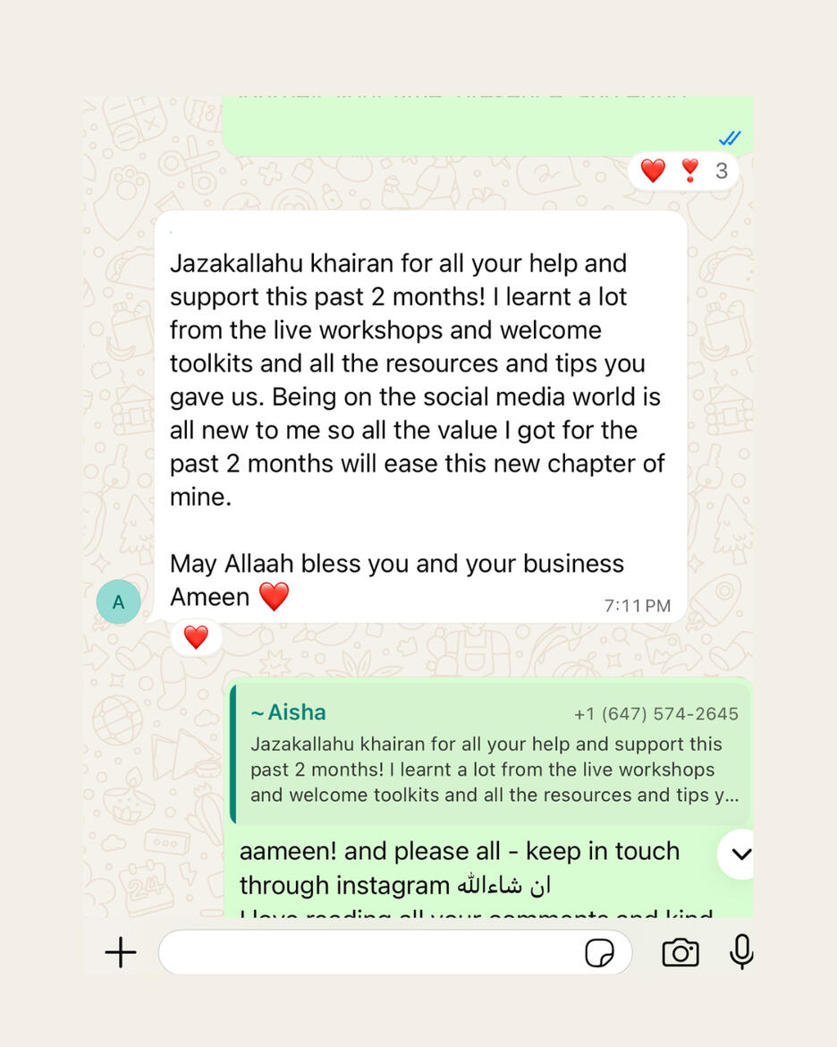 testimonial - hasheefa